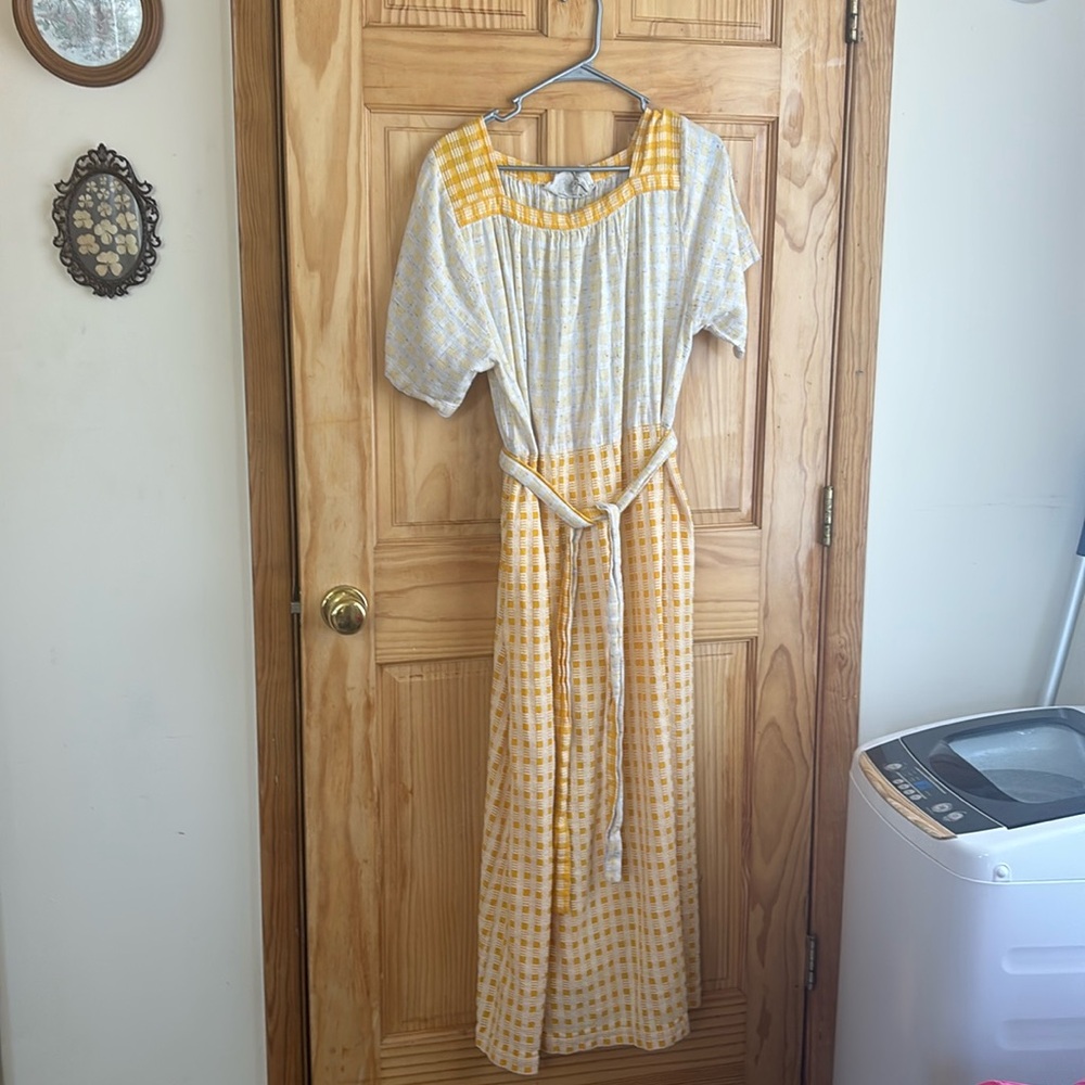 Ace & Jig Butter Yellow Squareneck Sundress